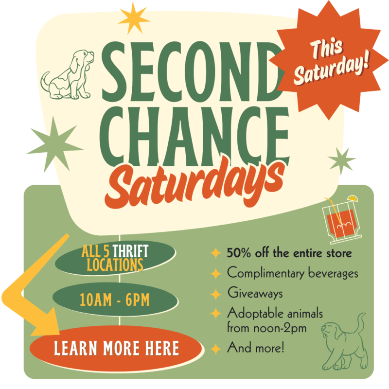 Second Chance Saturdays Pop Up